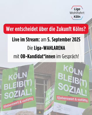 Kampagnenplakat Wahlarena